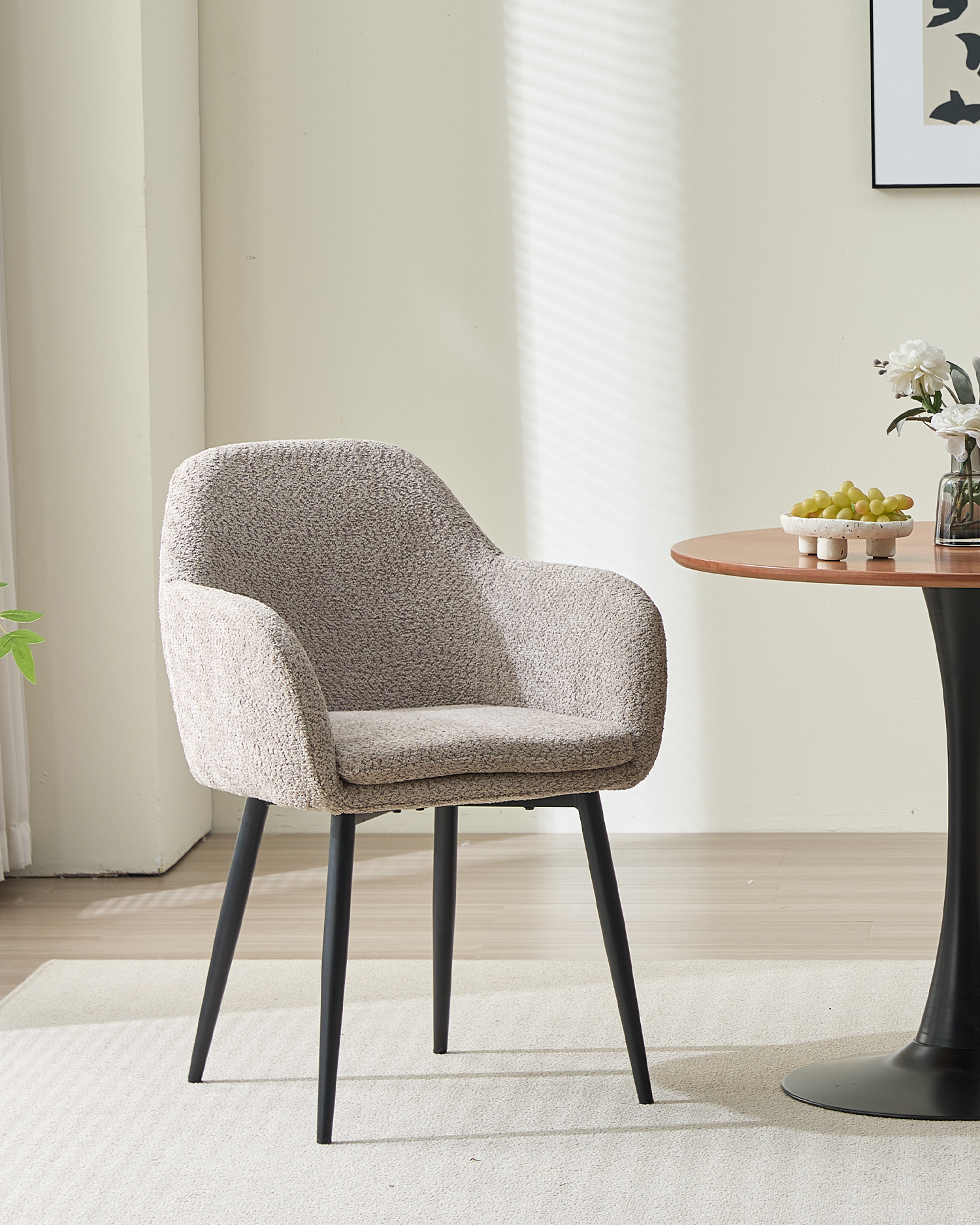 Мягкий обедающий обеденный стул Мягкий обедающий обеденный стул