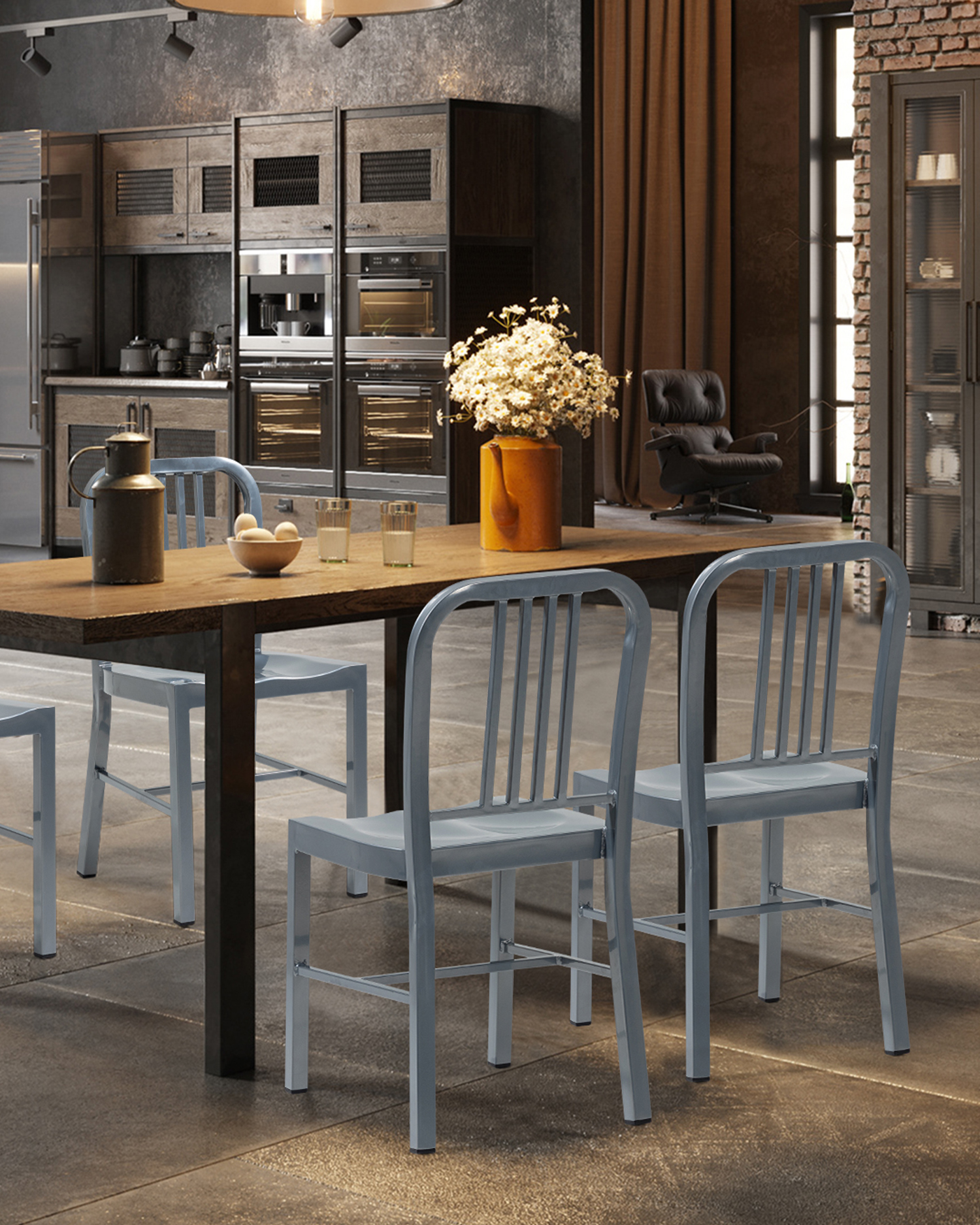 Железное кресло с вечным дизайном Железное кресло с вечным дизайном